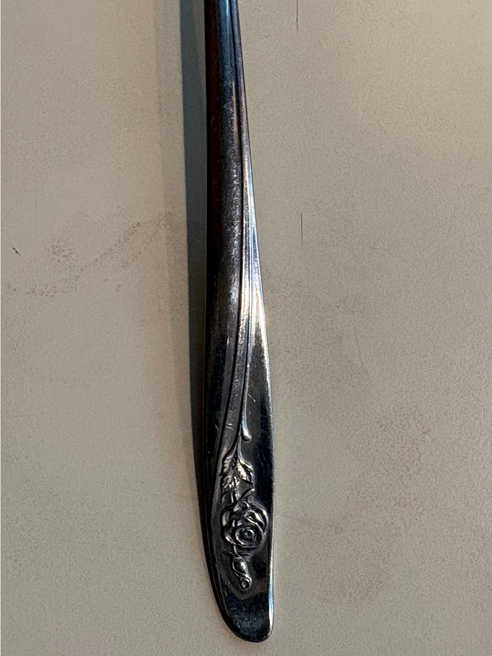 Oneida Arbor Rose Iced Tea Spoon Vintage